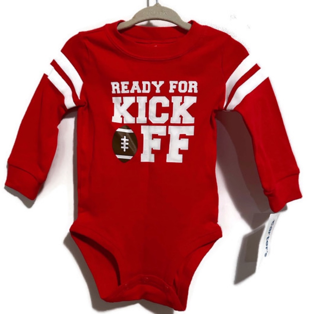 NWT Long Sleeve Football Bodysuit